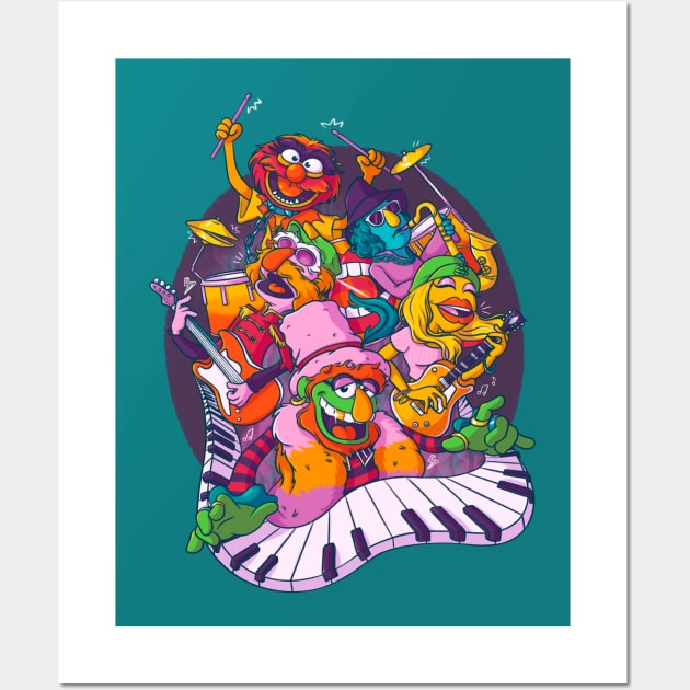 Electric Mayhem The Muppets Posters and Art Prints TeePublic